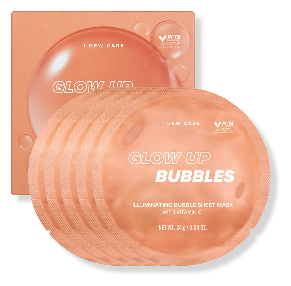 I Dew Care Glow Up Bubbles Illuminating Bubbling Sheet Mask
