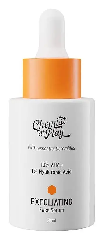 Chemist at Play Lactic Acid (AHA) with Hyaluronic Acid Exfoliating Face Serum