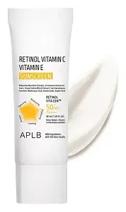 APLB Retinol Vitamin C Vitamin E Sunscreen SPF 50+