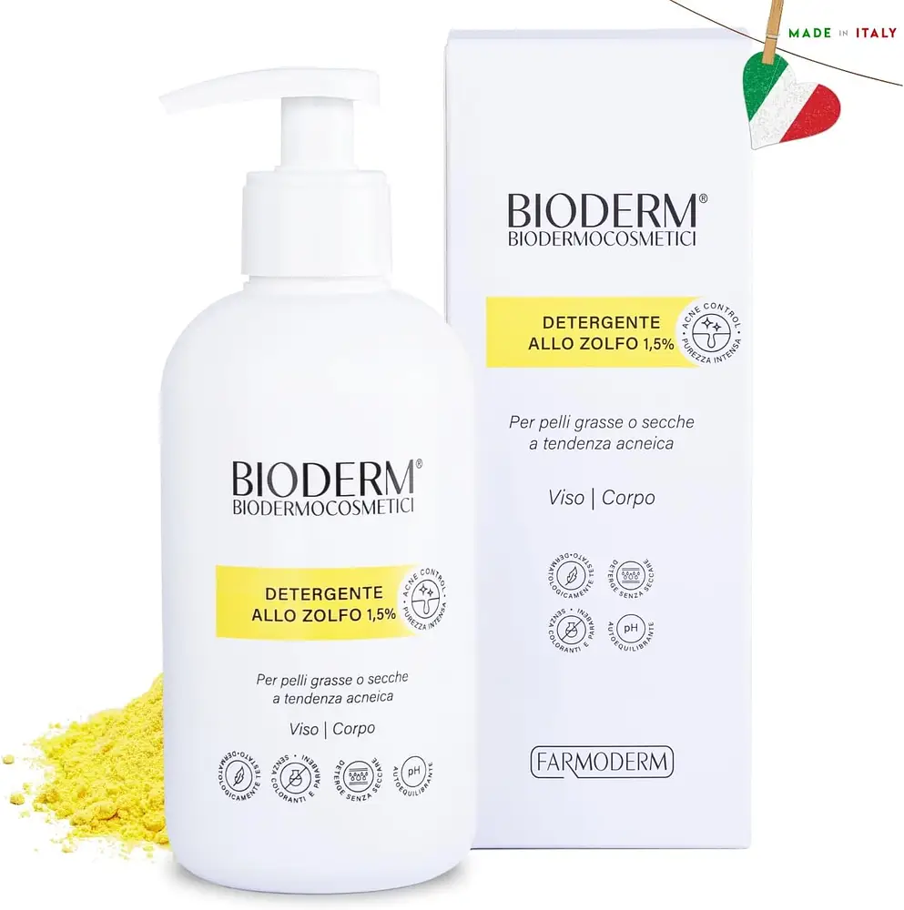 Bioderm Detergente Allo Zolfo 1.5%