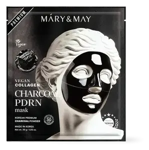 Mary & May Vegan Collagen Mask Charcoal PDRN