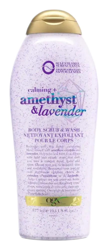 OGX Beauty Calming + Amethyst & Lavender Body Scrub & Wash