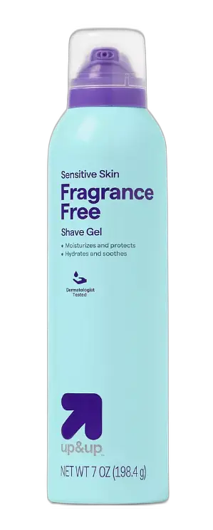 up&up Women's Sensitive Skin Fragrance Free Shave Gel