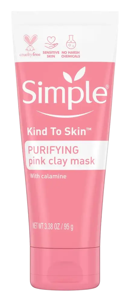 Simple Skincare Kind to Skin Pink Clay Face Mask