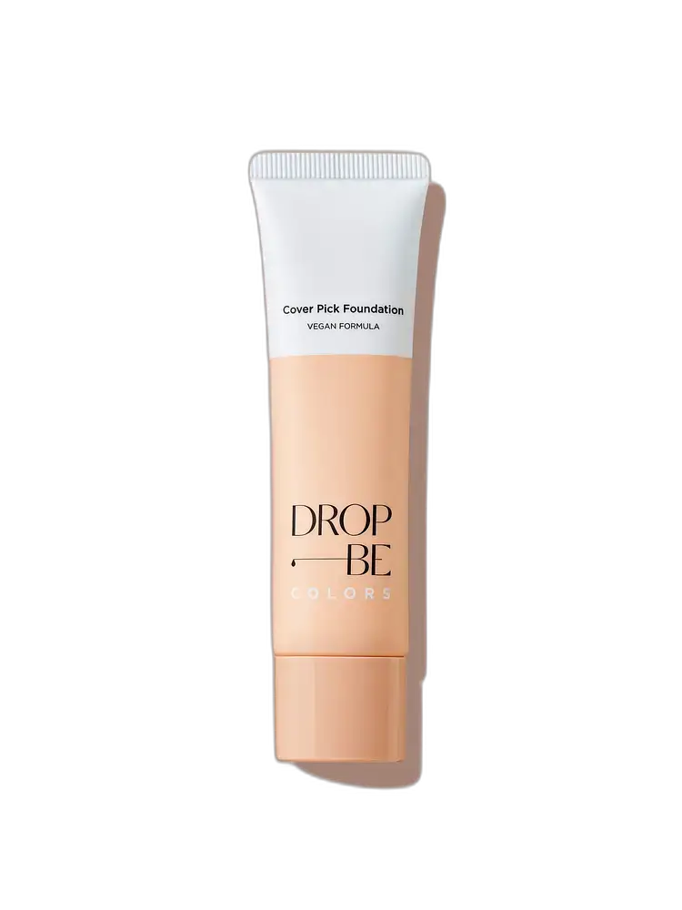 Drop BE Colors Cover Pick Foundation 01 Clear Beige