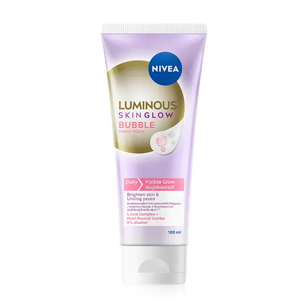 Nivea Luminous Skin Glow Bubble Wash Foam