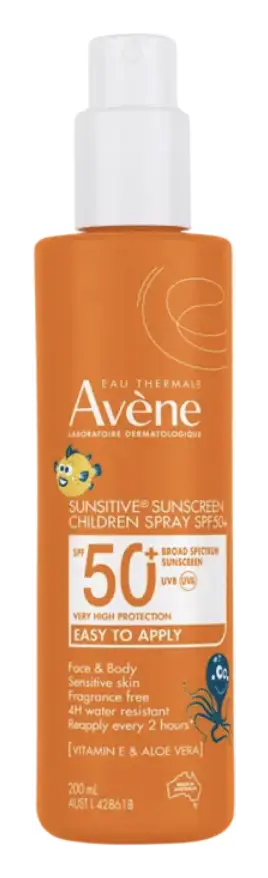 Avène Sunsitive Sunscreen Children Spray SPF 50+