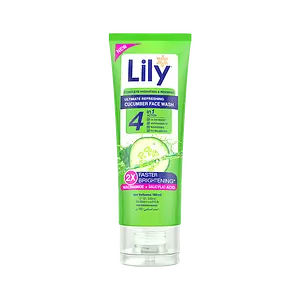 Lily 4 In 1 Action Face Wash Cucumber