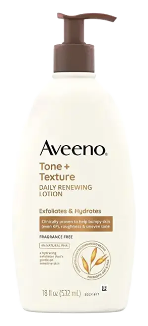 Aveeno Tone + Texture Renewing Lotion for Sensitive Skin