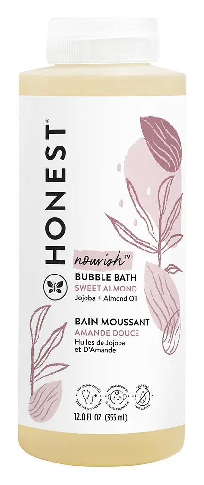 Honest Beauty Bubble Bath Nourish Sweet Almond