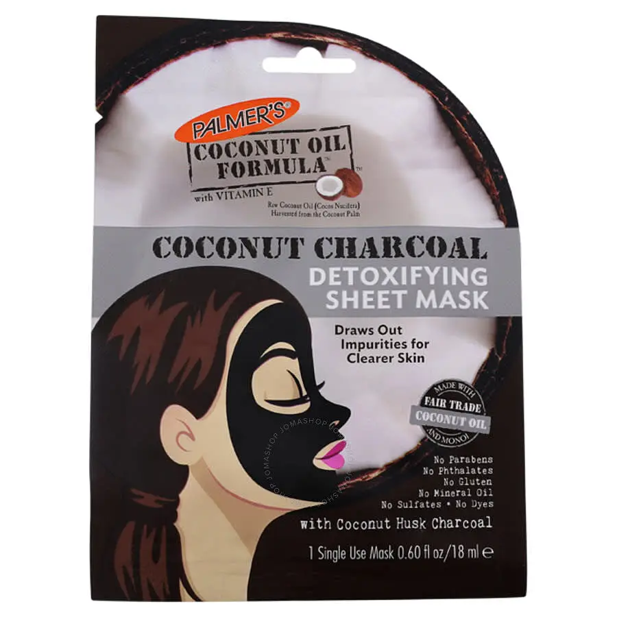 Palmer's Coconut Oil Charcoal Detoxifying Sheet Face Mask