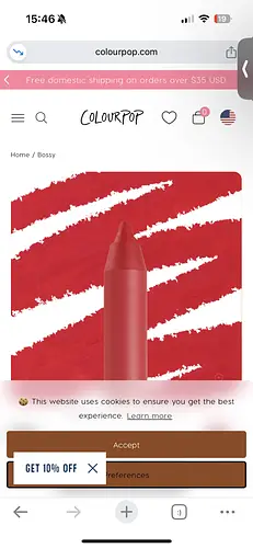 Colourpop Lippie Pencil Bossy