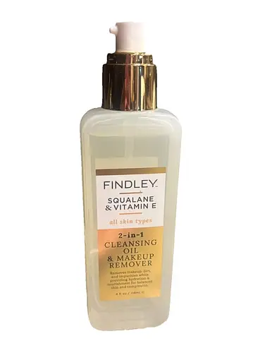 Findley Squalane & Vitamin E 2-In-1 Cleansing Oil & Makeup Remover