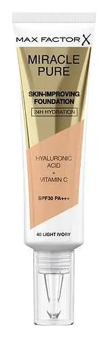 Max Factor X Miracle Pure Skin-Improving Foundation 40 Light Ivory