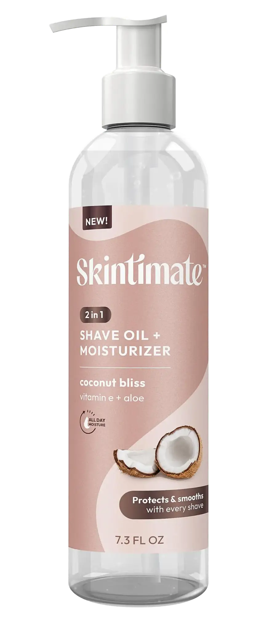 Skintimate 2 In 1 Shave Oil + Moisturizer Coconut Bliss