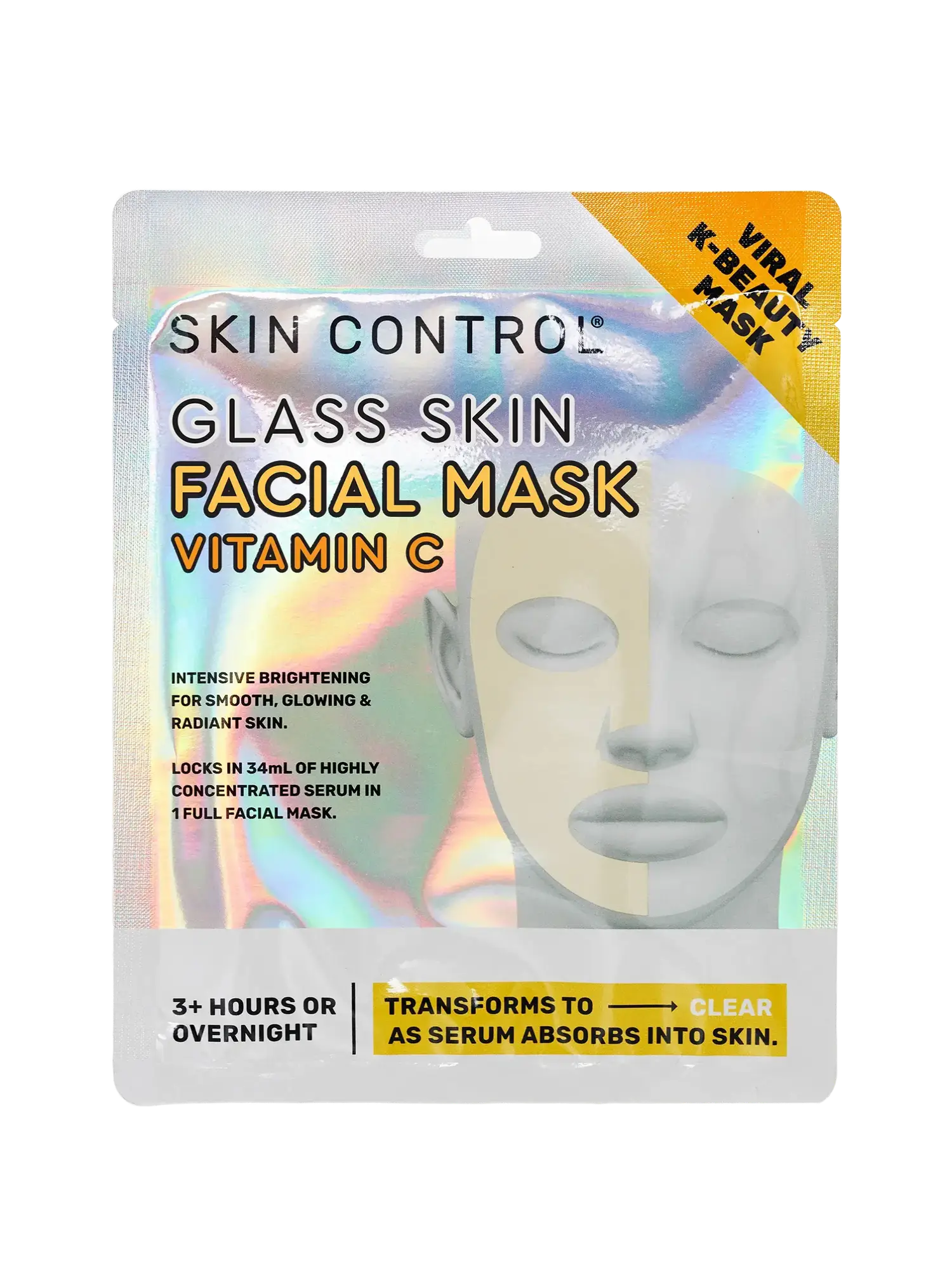 Skin Control Glass Skin Facial Mask Vitamin C