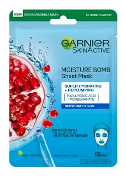 Garnier Moisture Bomb Sheet Mask Pomegranate