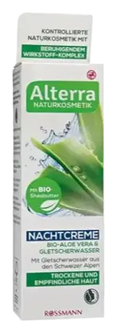 Alterra Naturkosmetik Nachtcreme Bio-Aloe Vera & Gletscherwasser