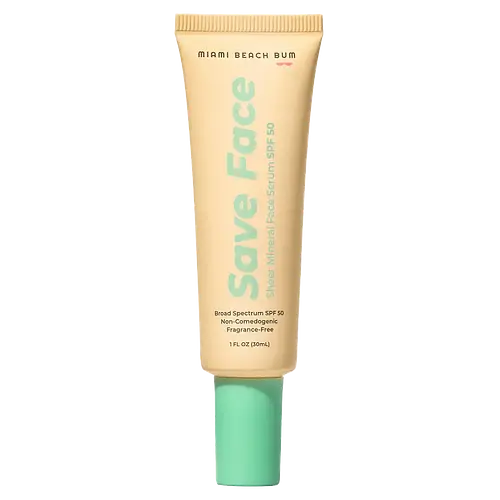 Miami Beach Bum Save Face Sheer Mineral Face Serum SPF 50