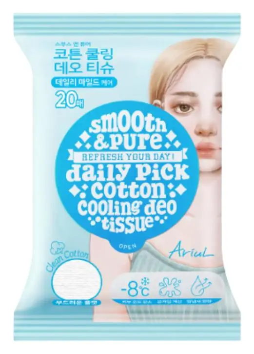 Ariul Smooth & Pure Refresh Your Day! Daily Pick Fresh Cooling Deo Tissue Cotton Cooling