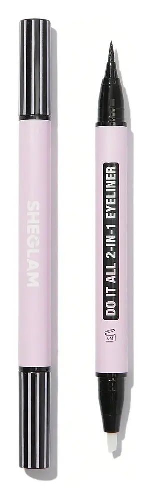 SHEGLAM Do It All 2-in-1 Eyeliner Black