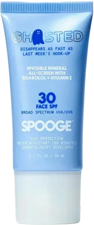 Spooge Ghosted Invisible Mineral All-Screen SPF30