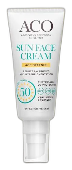 ACO Sun Face Cream Age Defense SPF 50
