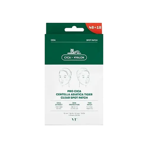 VT Cosmetics Pro Cica Centella Asiatica Tiger Clear Spot Patch Set