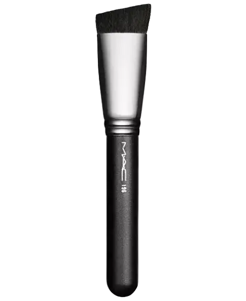 Mac Cosmetics 196 Synthetic Slanted Flat Top Foundation Brush