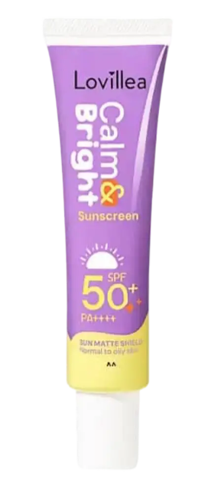 LOVILLEA Calm & Bright Sunscreen SPF 50+ Sun Matte Shield