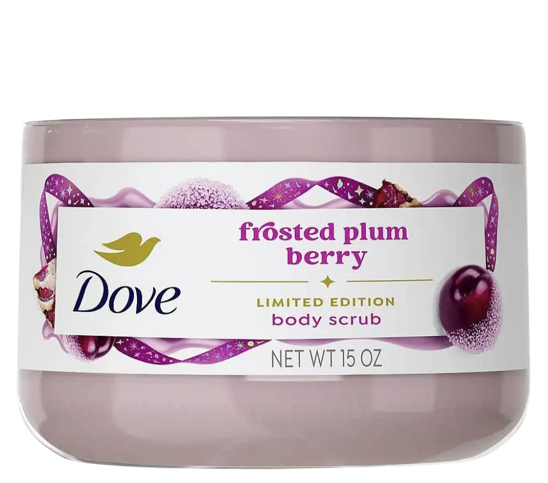 Dove Body Scrub Frosted Plum Berry (Limited Edition)