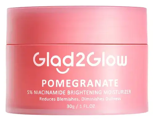 Glad2Glow Pomegranate 5% Niacinamide Brightening Moisturizer
