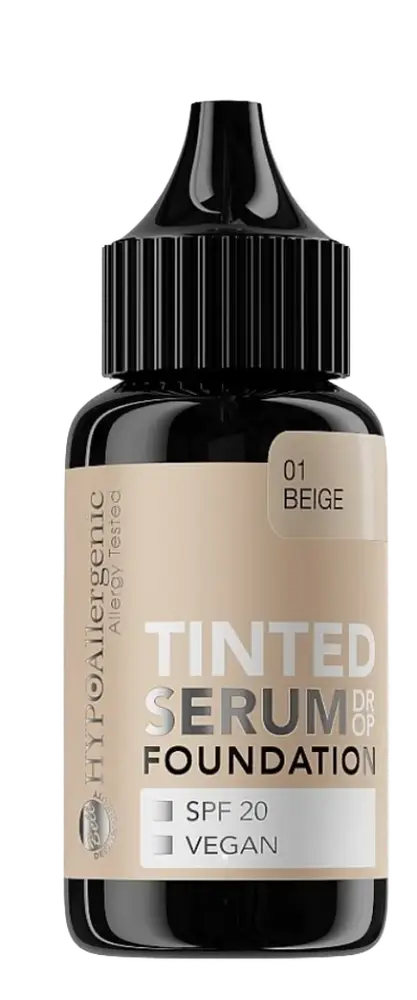 Hypoallergenic Tinted Serum Drop Foundation 01 Beige
