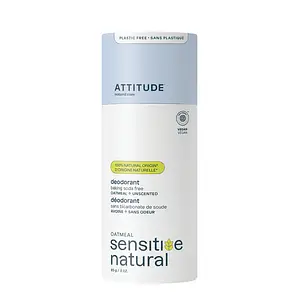 ATTITUDE Sensitive Natural Baking Soda-Free Deodorant Unscented