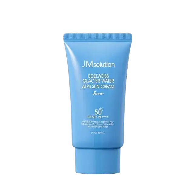 JMsolution Edelweiss Glacier Water Alps Sun Cream Snow SPF 50+