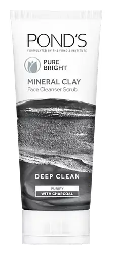 Pond's Pure Bright Mineral Clay Facial Cleanser Scrub UAE