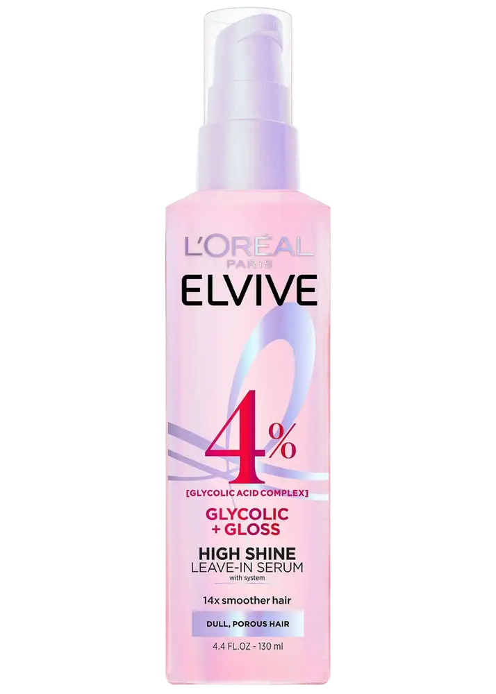 L'Oreal Elvive Glycolic + Gloss High Shine Leave-In Serum
