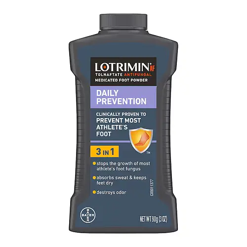 Lotrimin Athlete's Foot Daily Prevention Medicated Foot Powder