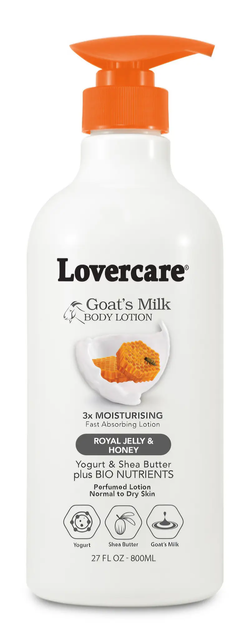LoverCare Goat's Milk Body Lotion Royal Jelly & Honey