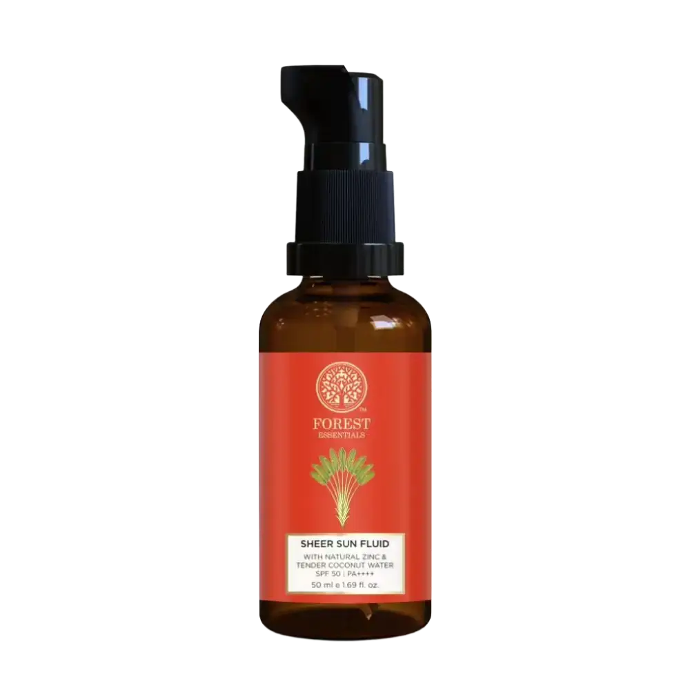 Forest Essentials Sheer Sun Fluid Sunscreen SPF 50