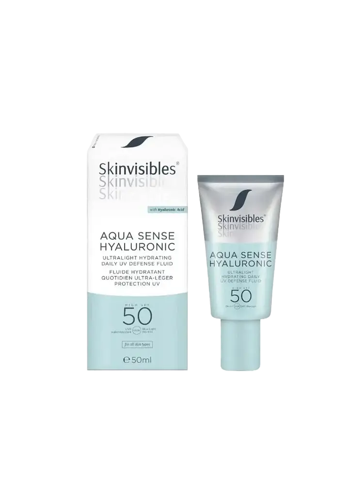 Skinvisibles Aqua Sense Hyaluronic Ultralight Hydrating Daily UV Defense Fluid SPF 50