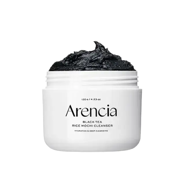 Arencia Black Tea Rice Mochi Cleanser