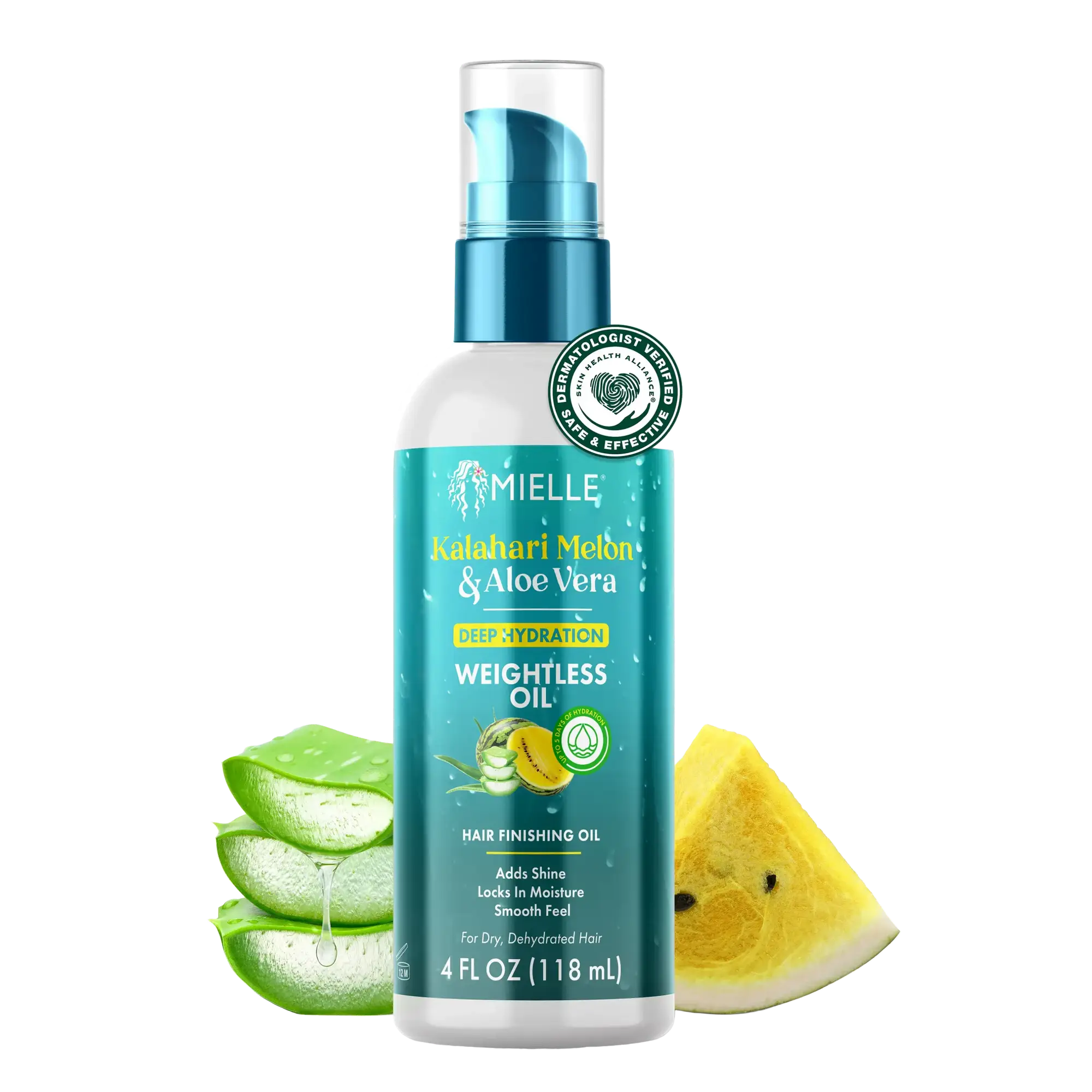 Mielle Organics Kalahari Melon & Aloe Vera Deep Hydration Weightless Oil