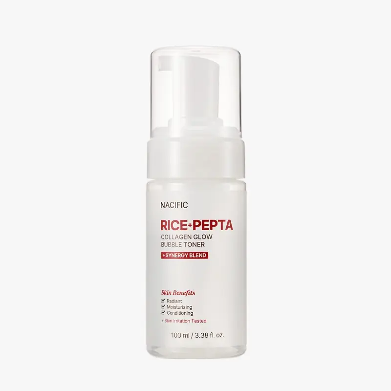 Nacific Rice + Pepta Collagen Glow Bubble Toner