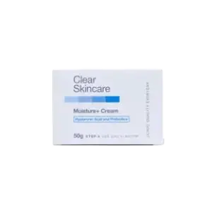 Clear Skincare Moisture+ Cream With Hyaluronic Acid And Prebiotics