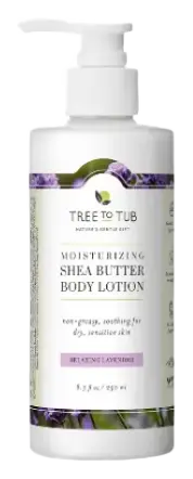 Tree to Tub Moisturizing Shea Butter Body Lotion Relaxing Lavender