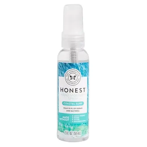 Honest Beauty Hand Sanitizer Spray Coastal Surf