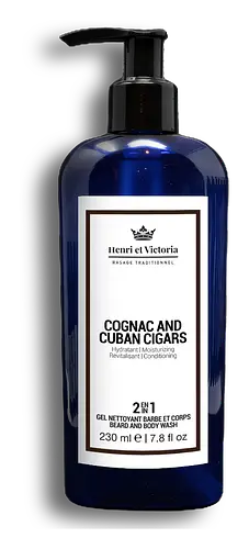 Henri Et Victoria Beard And Body Wash Cognac and Cuban Cigars
