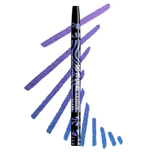NYX Cosmetics Beetlejuice Pin Stripe Duo Liners 02 Purple Chrome
