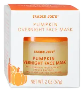 Trader Joe's Pumpkin Overnight Face Mask
